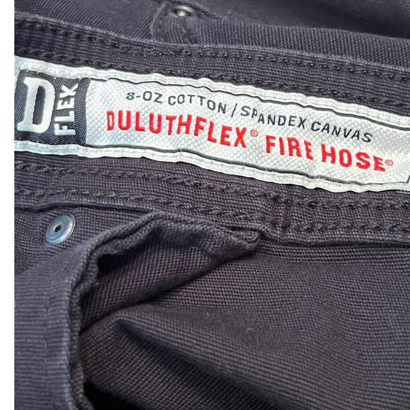 Duluth Trading Co. Men’s 44x30 Black D Flex Firehose Relaxed Fit Pants Workwear - Picture 4 of 7